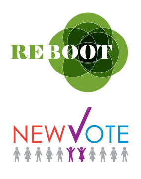 Reboot and NewVote logos